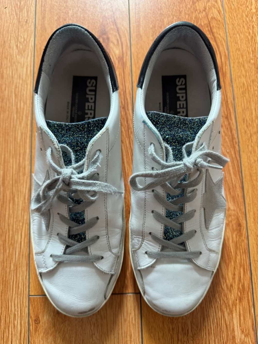 Golden Goose Swarovski crystal sneakers